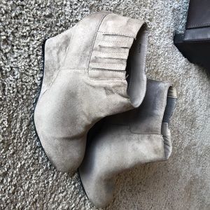 Charlotte Russe wedged booties